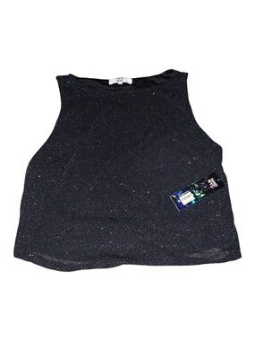 Madden NYC Black Top - ONLY BLOUSE -NWT Size XL 16-18 Women’s Sleeveless Sparkly